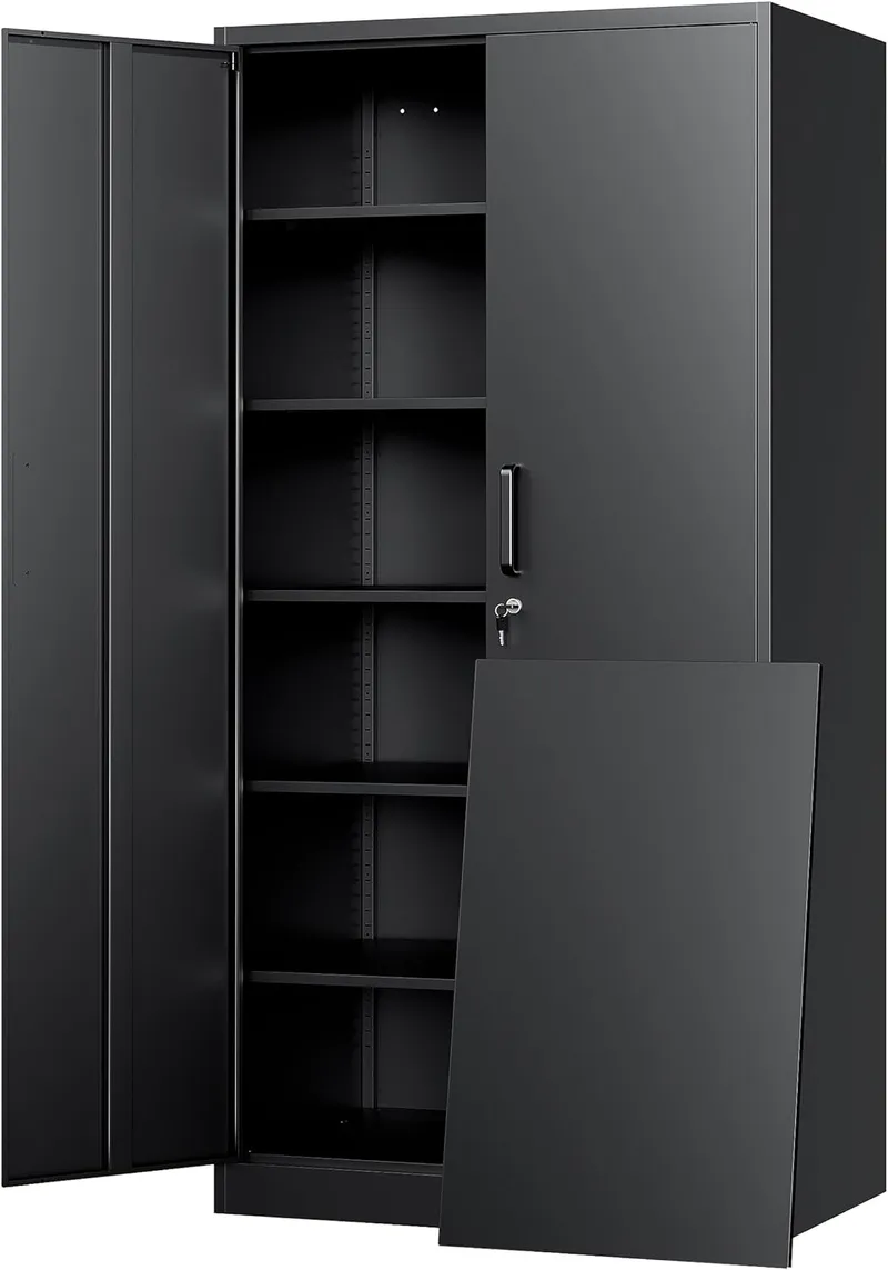 Yizosh Metal Storage Cabinet with Lock